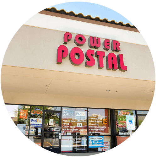 Welcome to Power Postal at Las Sendas in Mesa, AZ